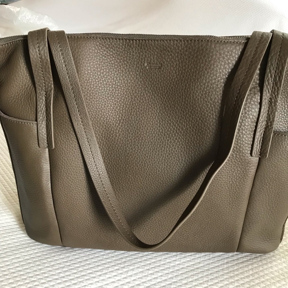 Hammitt Addie large leather tote in color “olivine,” NWT